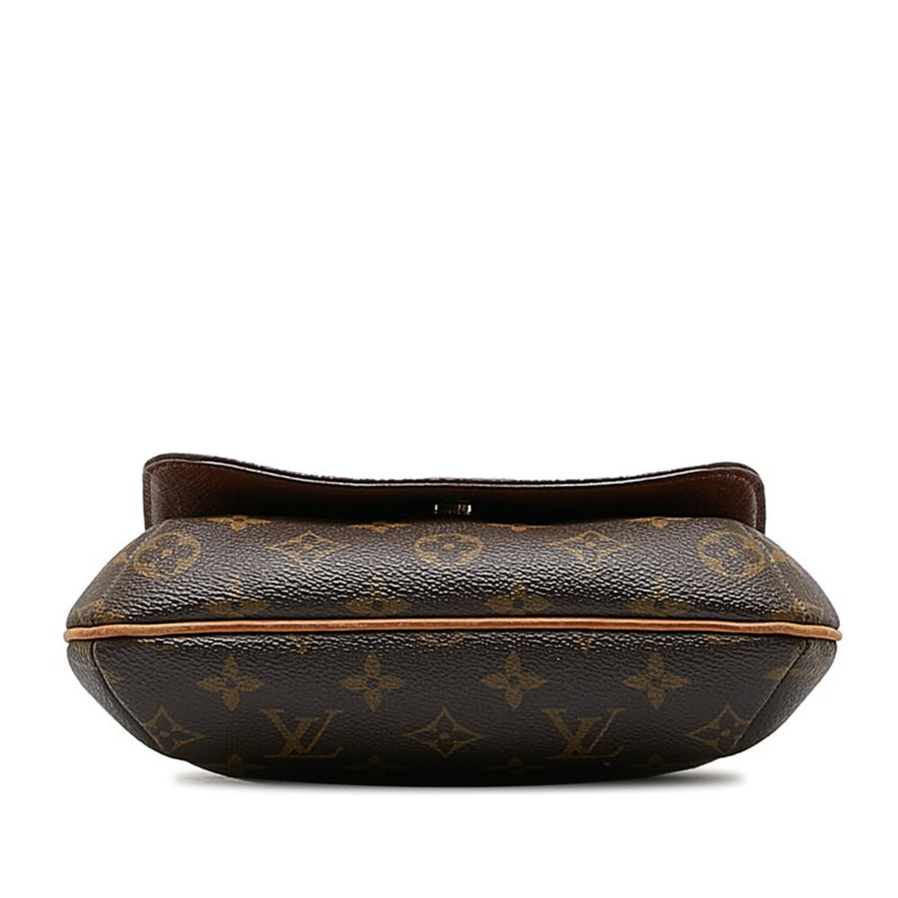 LOUIS VUITTON Authentic Brown Monogram Leather Shoulder Bag - Picture 4 of 11